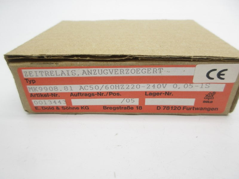 E. DOLD & SOHNE MK9908.81 220-240V 0.05-1S NSMP