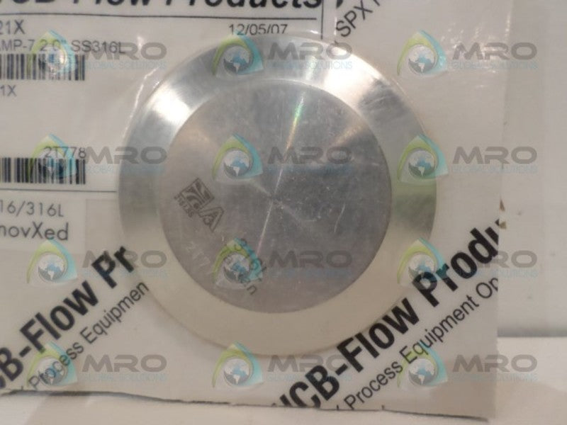 WCB FLOW PRODUCTS 16AMP-7 2" STAINLESS STEEL CAPS  NSMP