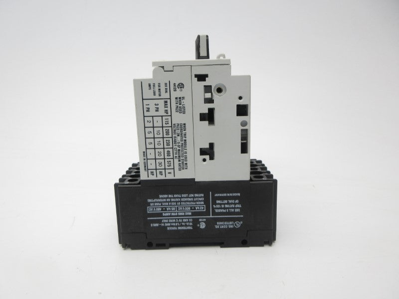 KLOCKNER MOELLER ZM-32-PKZ2 600VAC 24-32A NSNP
