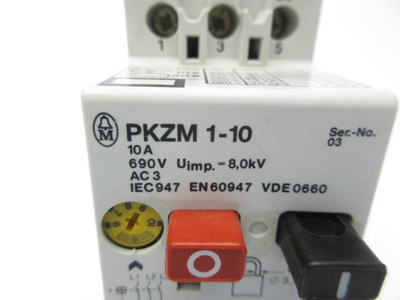 KLOCKNER MOELLER PKZM1-10 690V 6-10A NSNP