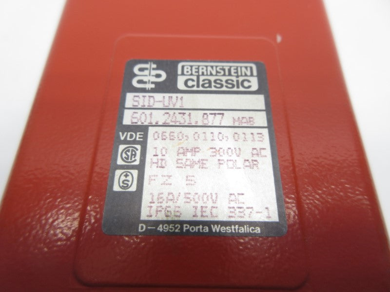 BERNSTEIN SID-UV1 601.2431.877 500VAC 16A NSNP