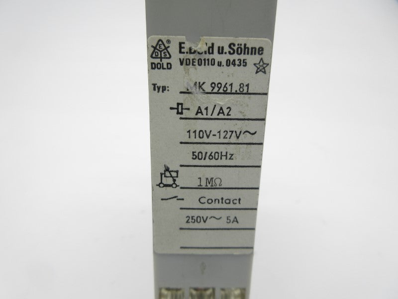 E. DOLD & SOHNER MK9961.81 110-127V 0.5-10S NSNP