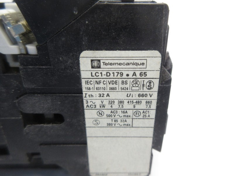 TELEMECANIQUE LC1-D179A65 110-130V 32A NSNP