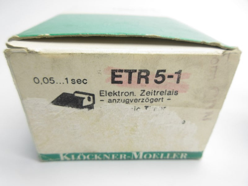 KLOCKNER MOELLER ETR5-1 115V 0.05-1S NSMP