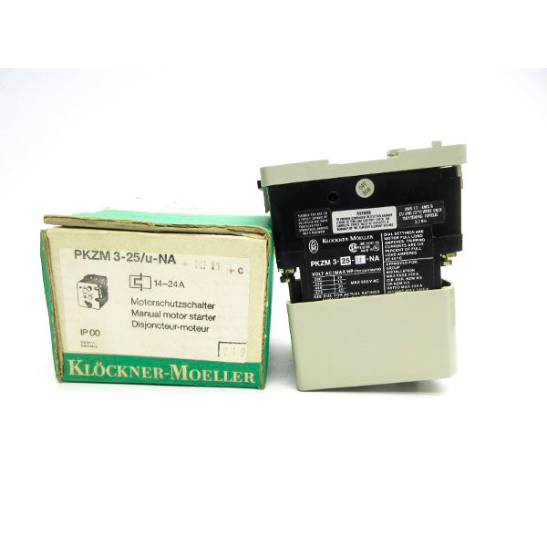 KLOCKNER MOELLER PKZM3-25/U-NA 600VAC 14-24A NSMP
