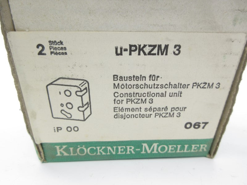 KLOCKNER MOELLER U-PKZM3 (PKG OF 2) NSMP
