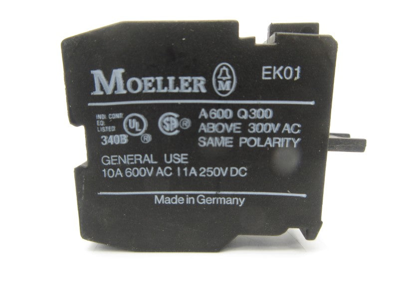 KLOCKNER MOELLER EK01 600VAC 10A NSNP – MRO Global Solutions