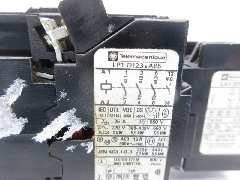 TELEMECANIQUE LP1-D123.A65 24VDC 25A NSNP
