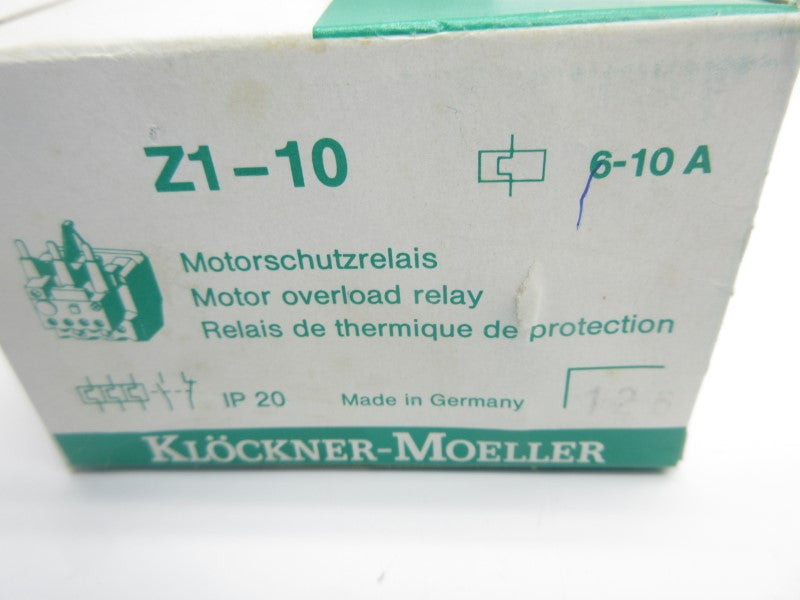 KLOCKNER MOELLER Z1-10 750V 6-10A NSMP