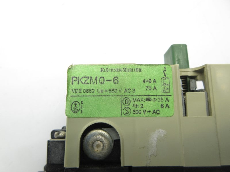 KLOCKNER MOELLER PKZM0-6 660VAC 4-6A UNMP