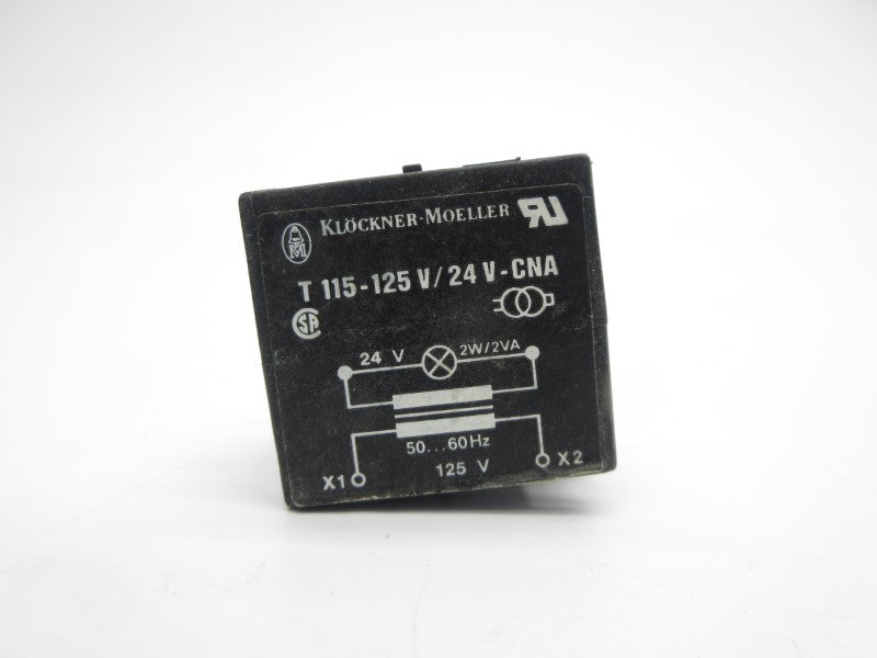 KLOCKNER MOELLER T115-125V/24V-CNA 125V UNMP