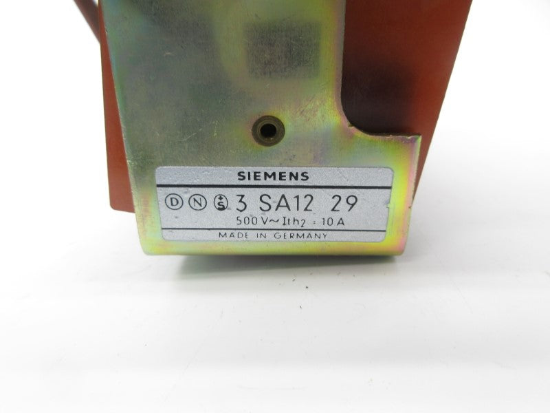 SIEMENS 3SA12-29 500V 10A NSNP