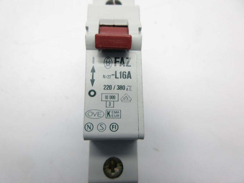 KLOCKNER MOELLER FAZ-L16A 220/380VAC 16A NSNP