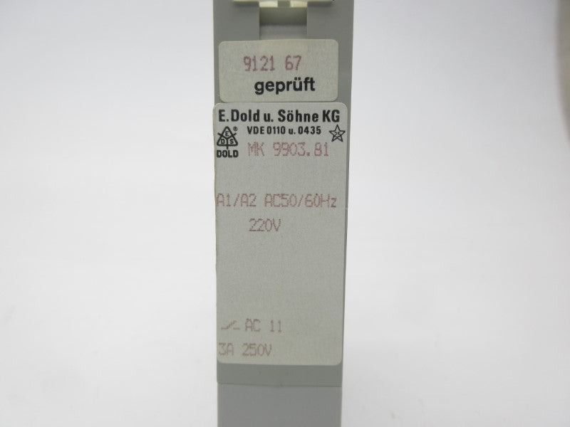E. DOLD & SOHNE MK9903.81 220V 0.15-3S NSNP
