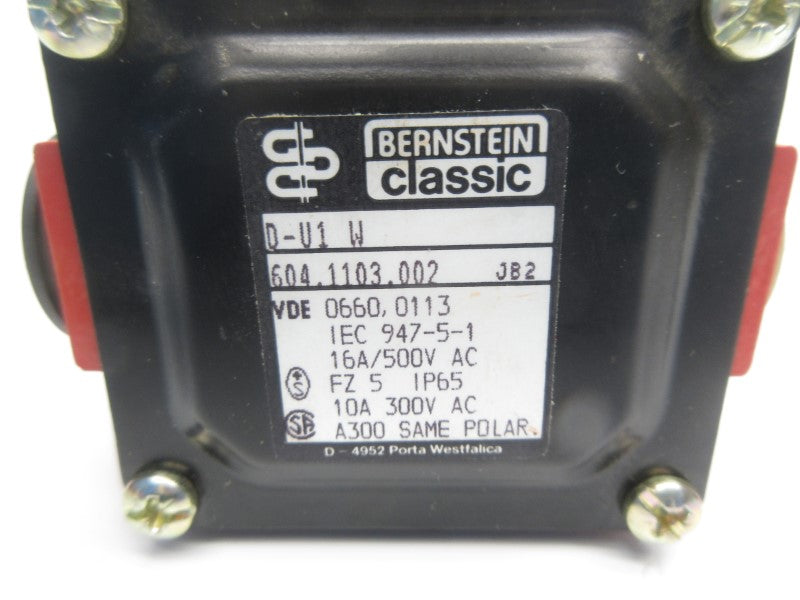 BERNSTEIN D-V1W 604.1103.002 500VAC 16A NSNP