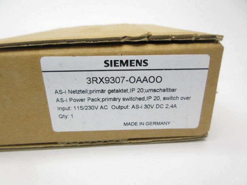 SIEMENS 3RX9307-0AA00 115/230VAC NSFS