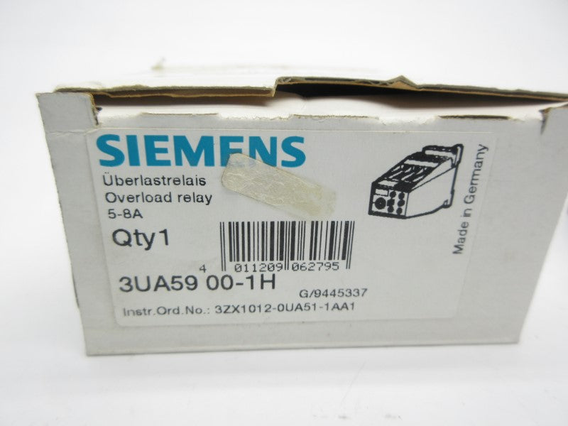 SIEMENS 3UA5900-1H 690V 5-8A NSMP