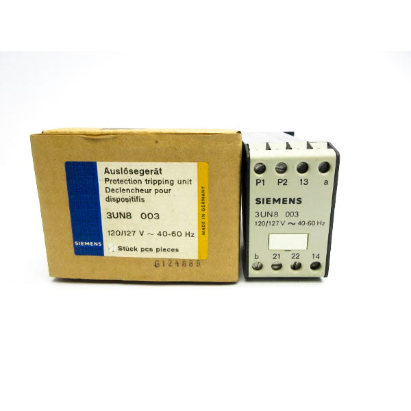 SIEMENS 3UN8003 120/127V NSMP