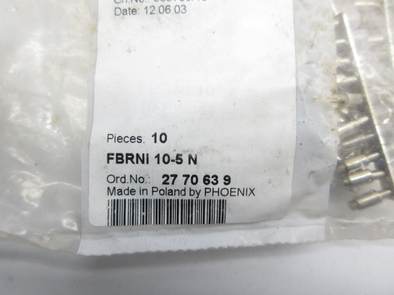 PHOENIX CONTACT FBRNI10-5N 2770639 (PKG OF 10) NSMP