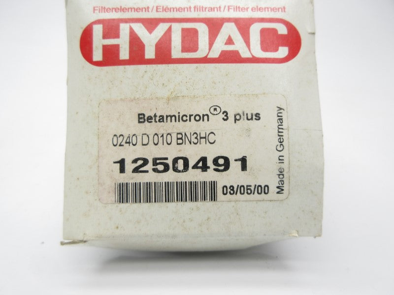HYDAC 0240D010BN3HC 1250491 NSMP