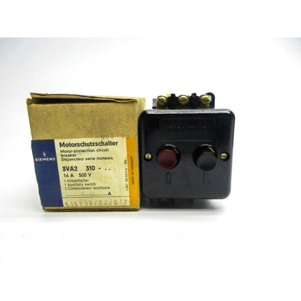 SIEMENS 3VA2-310 500V 16A NSMP