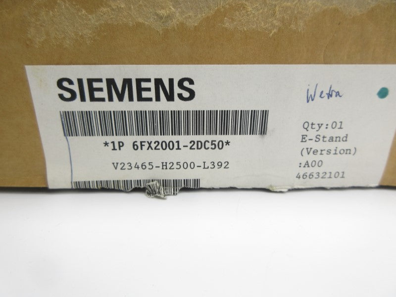 SIEMENS 6FX2001-2DC50 10-30V NSMP