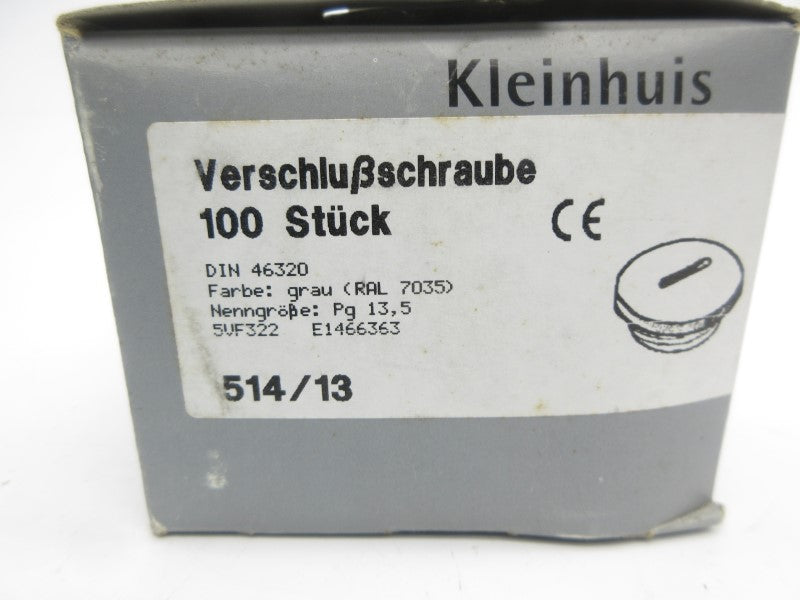 KLEINHUIS 514/13 (PKG OF 100) NSMP