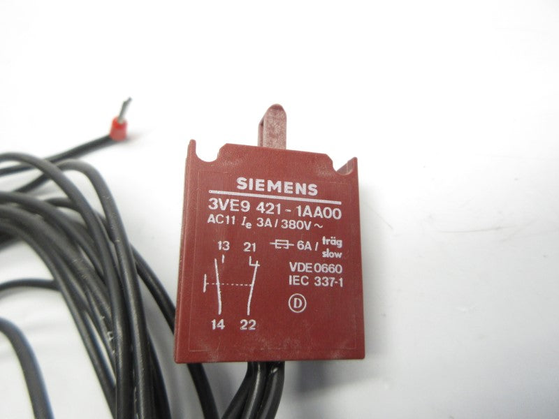 SIEMENS 3VE9421-1AA00 380V 3A NSNP