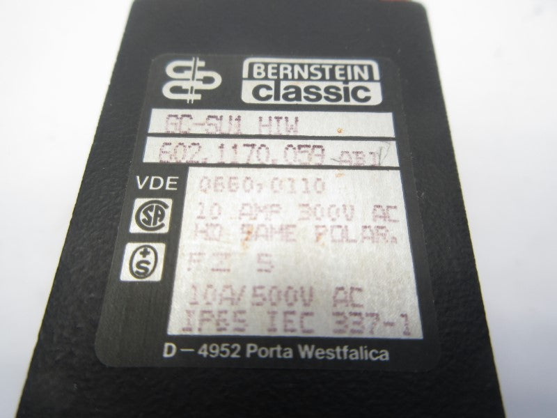 BERNSTEIN GC-SU1HIW 602.1170.059 500VAC 10A NSNP