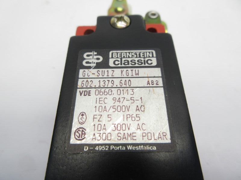 BERNSTEIN GC-SU1ZKGIW 602.1379.640 500VAC 10A (AS PICTURED) NSNP