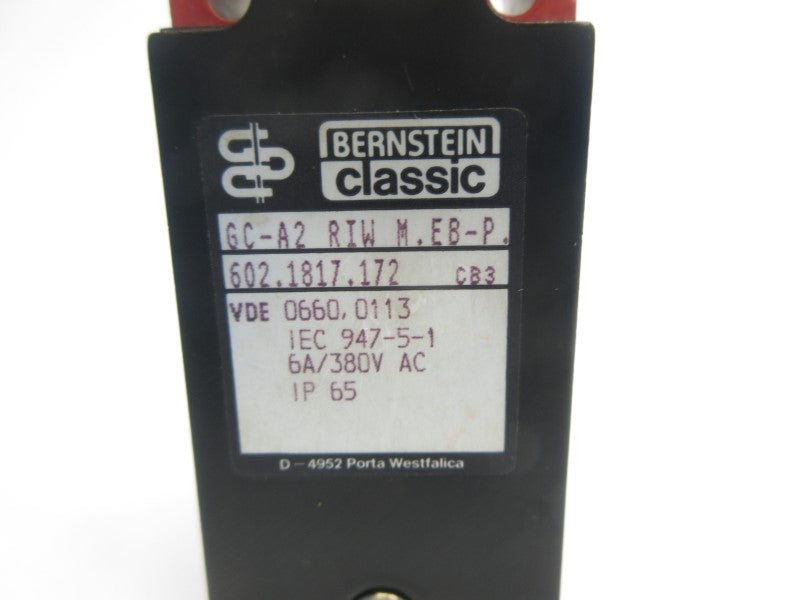 BERNSTEIN GC-A2RIWM.EB-P 602.1817.172 380VAC 6A NSNP