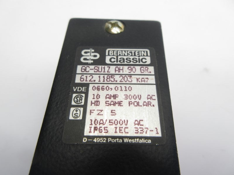 BERNSTEIN GC-SU1ZAH90GR 612.1185.203 500VAC 10A (AS PICTURED) NSNP