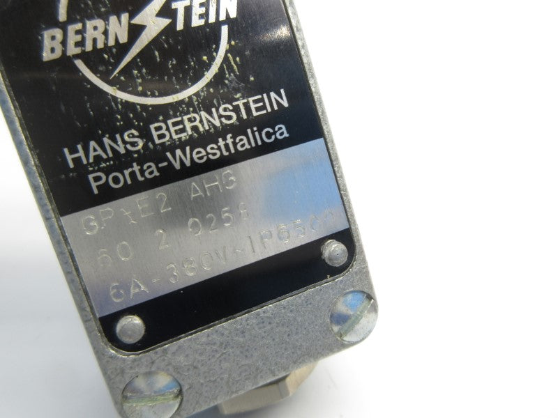 BERNSTEIN GP-E2AHG 6020258 380V 6A (AS PICTURED) NSNP