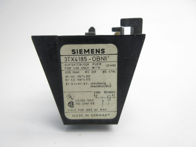 SIEMENS 3TX4185-0BN1 300VAC NSNP