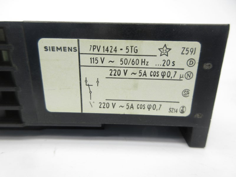 SIEMENS 7PV1424-5TG 220V 5A 20S NSNP