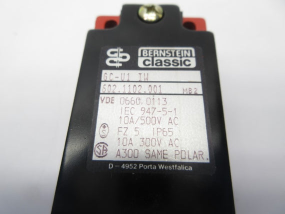 BERNSTEIN GC-U1IW 602.1102.001 500VAC 10A NSNP