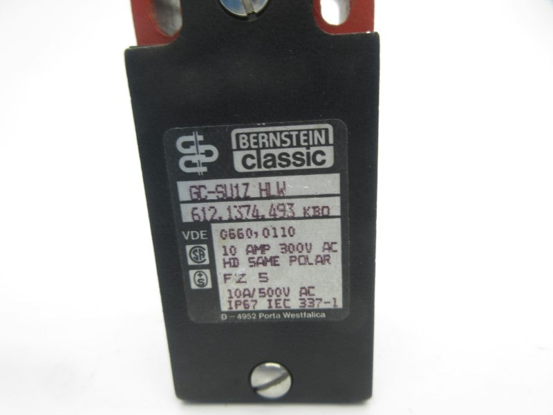 BERNSTEIN GC-SU1ZHLW 612.1374.493 500VAC 10A NSNP