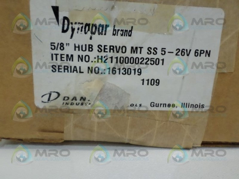 DYNAPAR H211000022501 HUB SERVO MT  NSMP