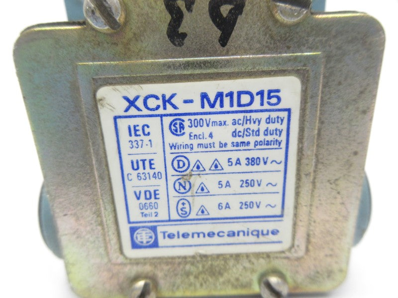 TELEMECANIQUE XCK-M1D15 380V 5A UNMP