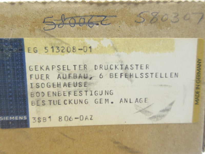 SIEMENS 3SB1806-0AZ NSMP