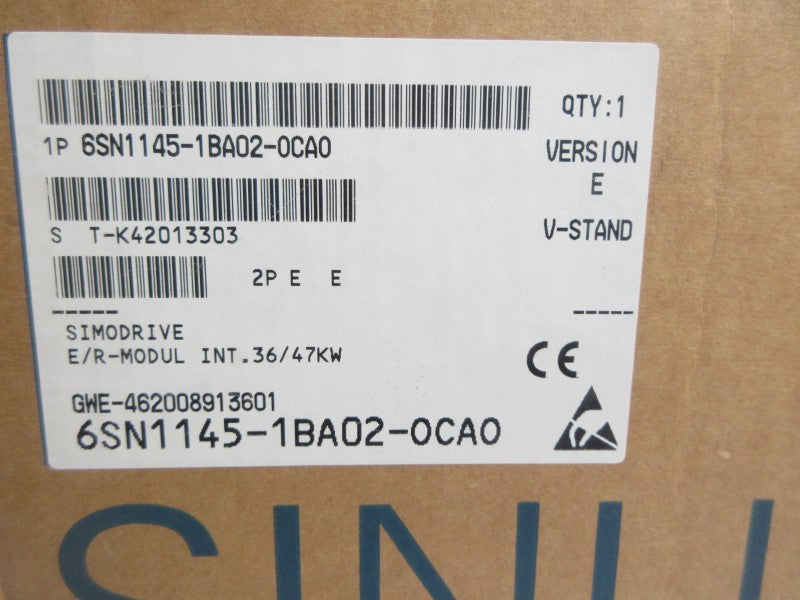 SIEMENS 6SN1145-1BA02-0CA0 (AS PICTURED) NSMP