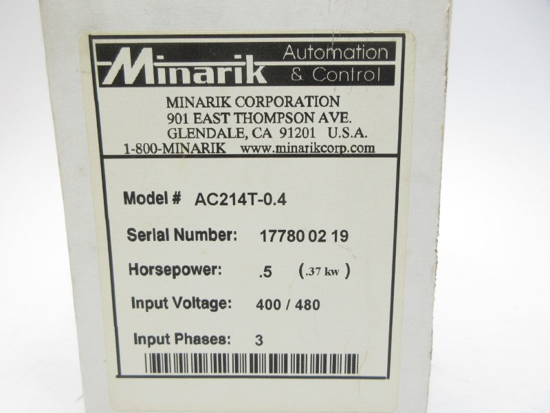 MINARIK AC214T-0.4 400/480V NSMP