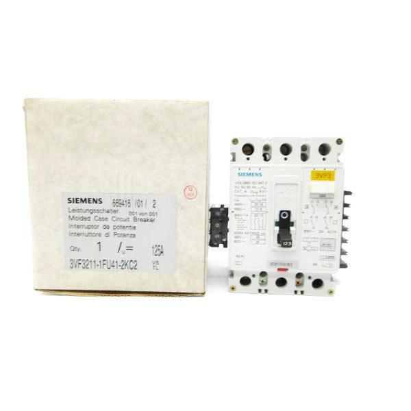 SIEMENS 3VF3211-1FU41-2KC2 690V 125A NSMP