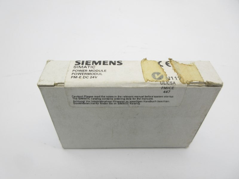 SIEMENS 6ES7138-4CA00-0AA0 24VDC NSFS