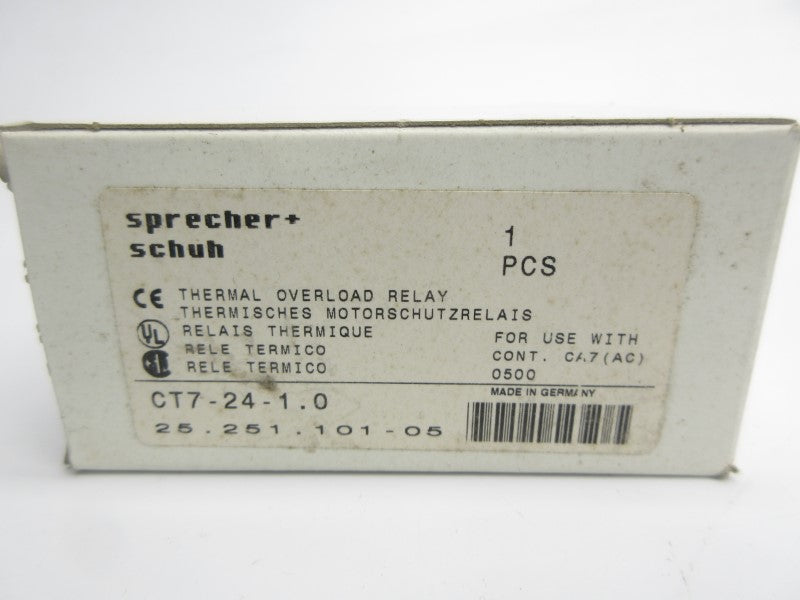 SPRECHER+SCHUH CT7-24-1.0 6000V 0.6-1.0A NSMP