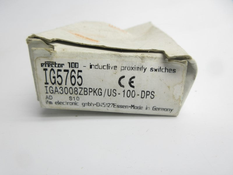 IFM EFECTOR IG5765 IGA3008ZBPKG/US-100-DPS 10-36VDC NSMP