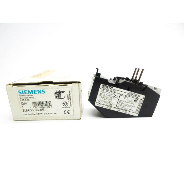 SIEMENS 3UA5000-0E 690V 0.25-0.4A NSMP