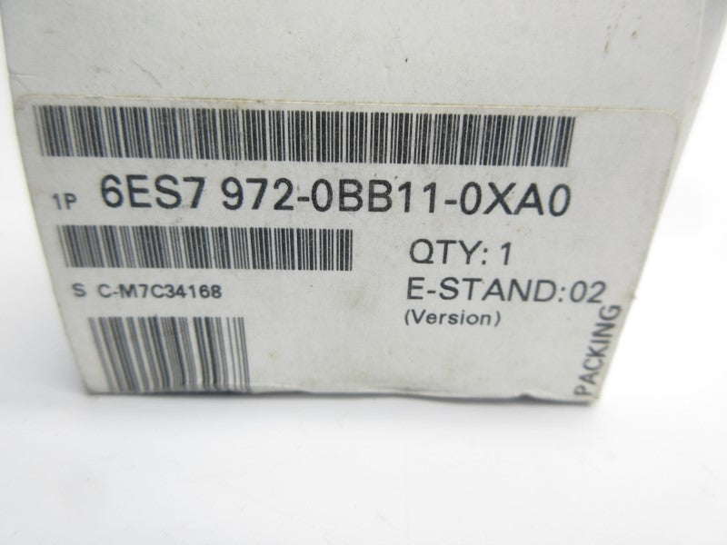 SIEMENS 6ES7972-0BB11-0XA0 NSFS