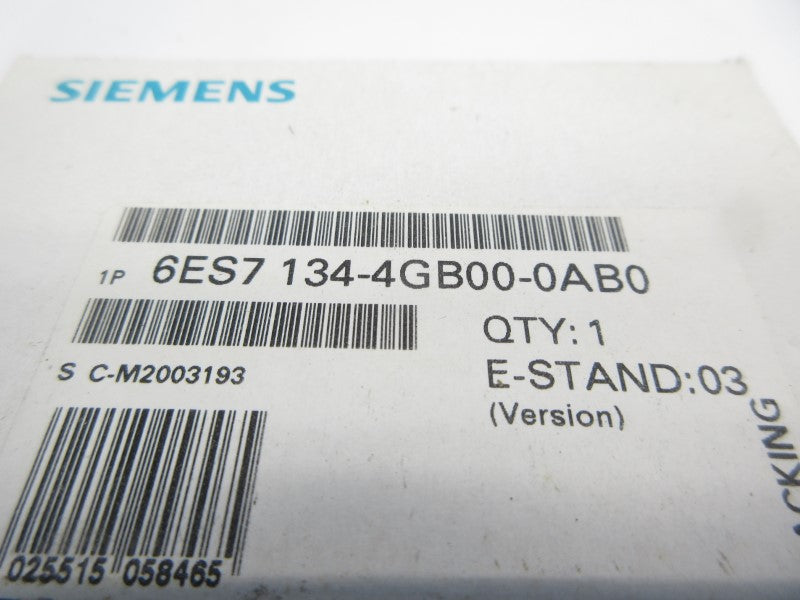 SIEMENS 6ES7134-4GB00-0AB0 NSFS