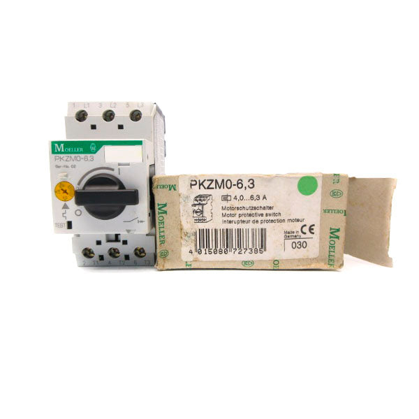 KLOCKNER MOELLER PKZM0-6,3 600VAC 4.0-6.3A NSMP